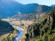 Orb valley, close to Lamalou les Bains